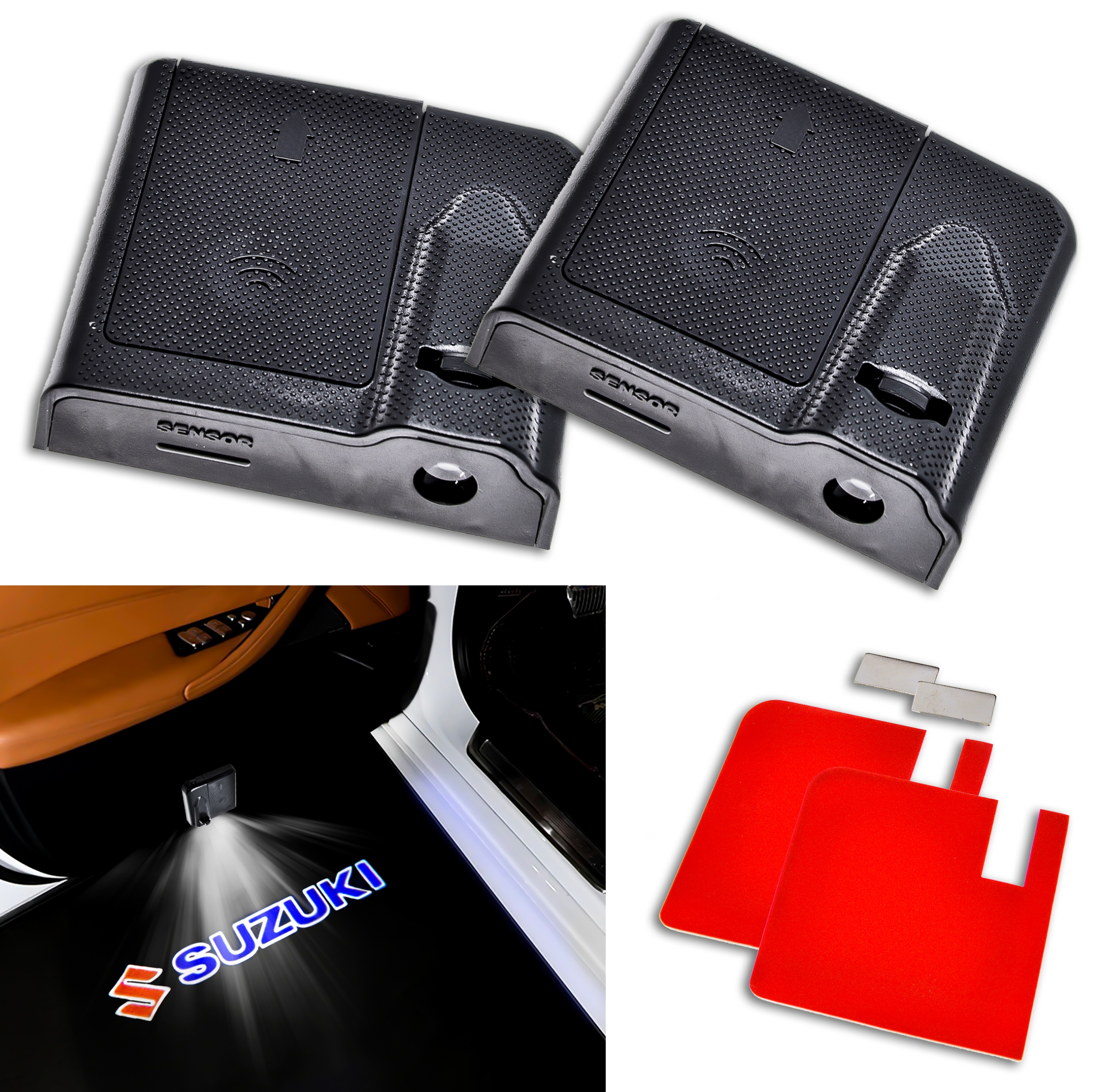 Set 2X Led Projektor Na Baterie Aaa Suzuki Swace Swift SX4 Vitara Baleno