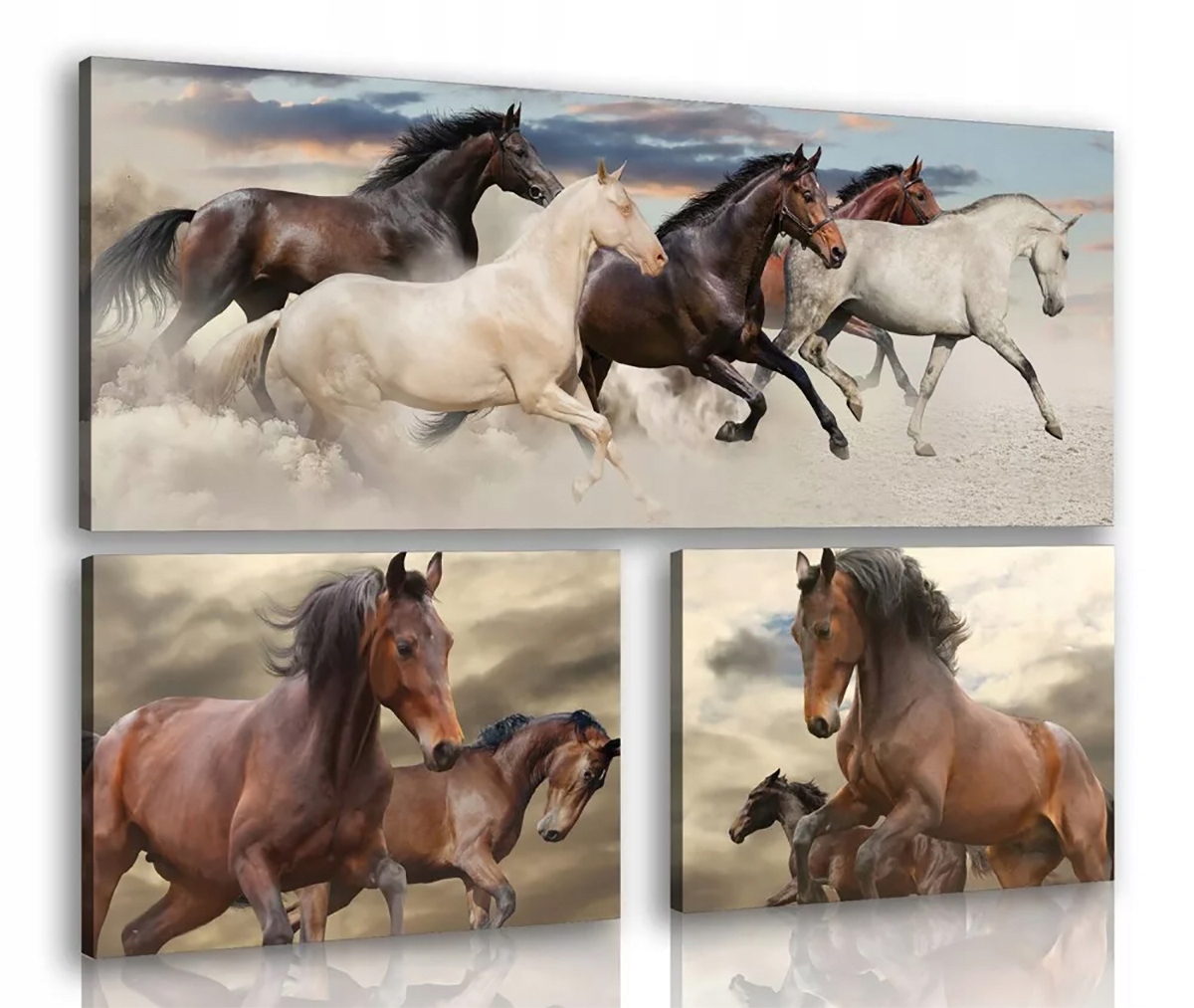 Obraz Na Plátně Canvas 80x55,8 Koně Kůň Cval