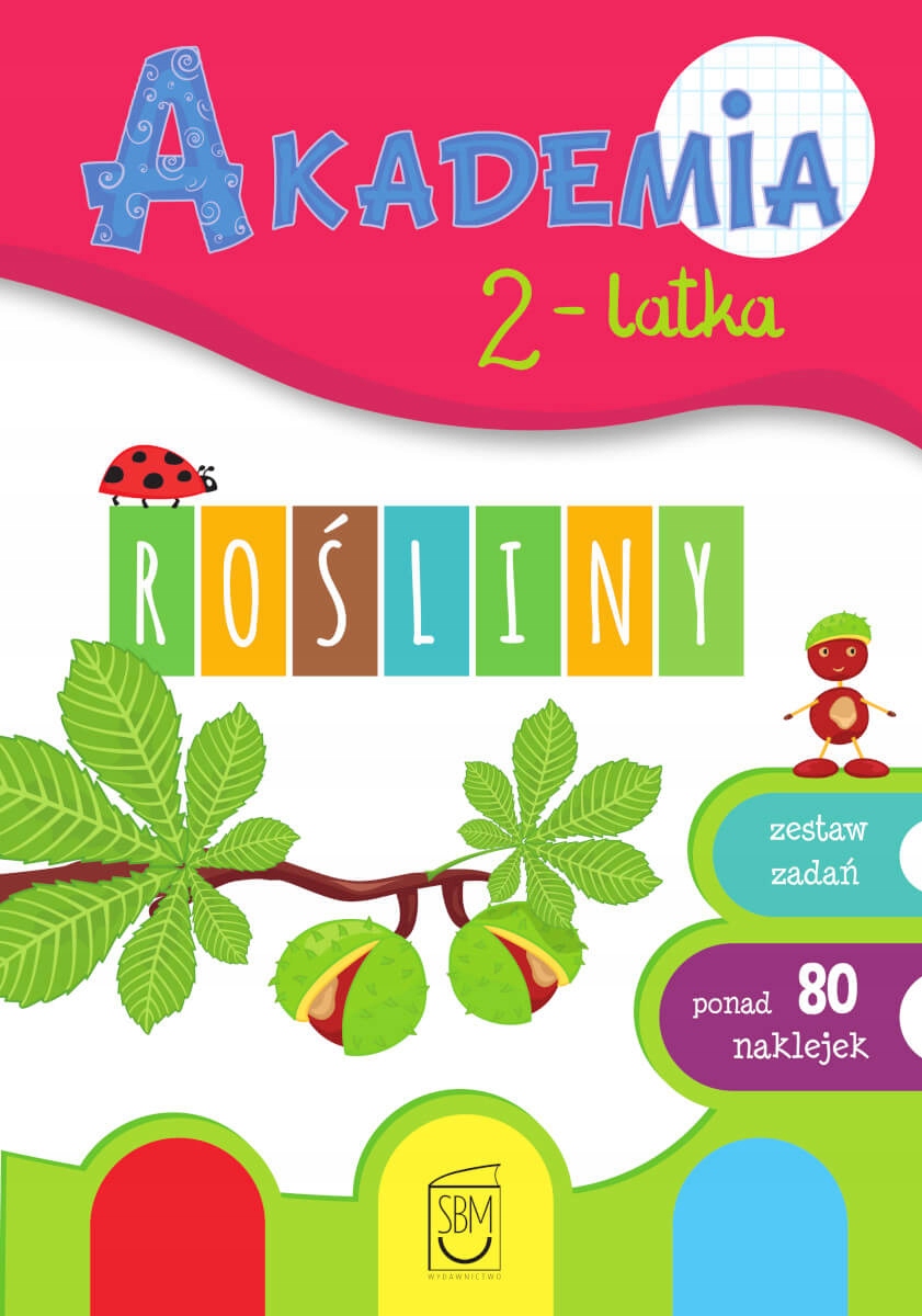 

Akademia 2-LATKA Dwulatka Rośliny 80 naklejek