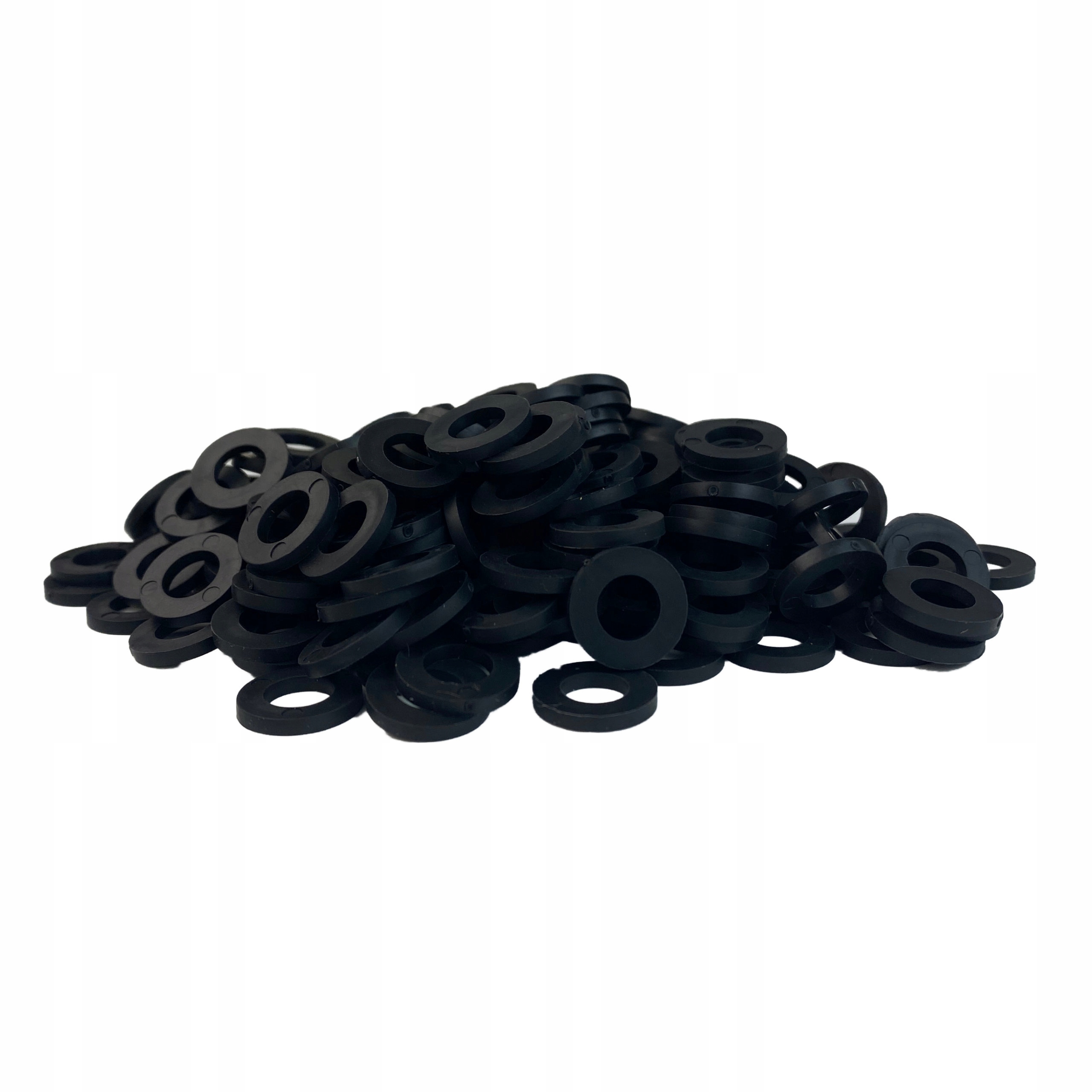 Podkładka czarna M6 niewypadająca Tpr gumowa 12mm 6,4mm 1,6mm 1000 szt