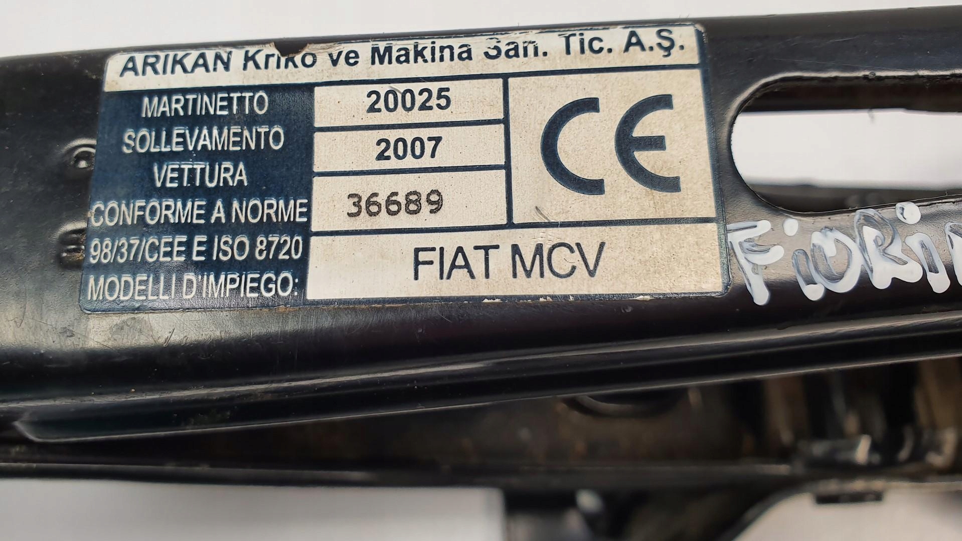 PODNOŚNIK LEWAREK FIAT FIORINO 36689 Marka FIAT