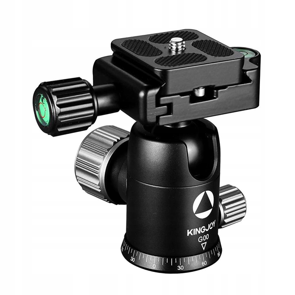 Uchwyt kulowy do statywu aparatu DSLR, Model Monopod głowica kulowa Quick Release Plate