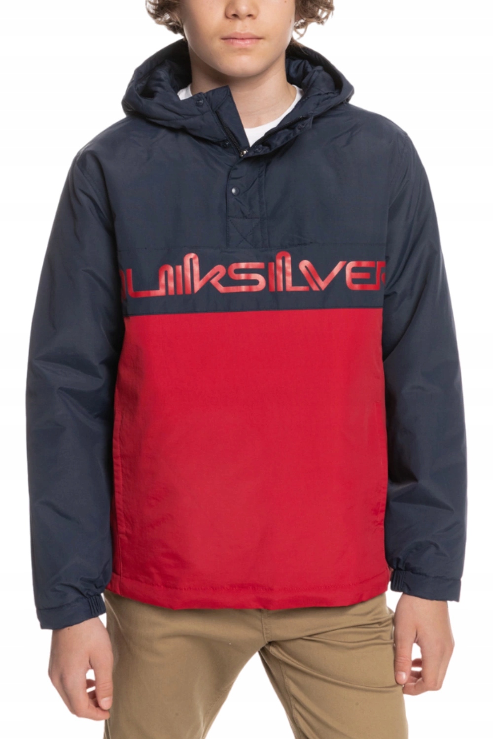 Kurtka Quiksilver chłopięca wodoodporna lekka przejściowa z kapturem 8 lat