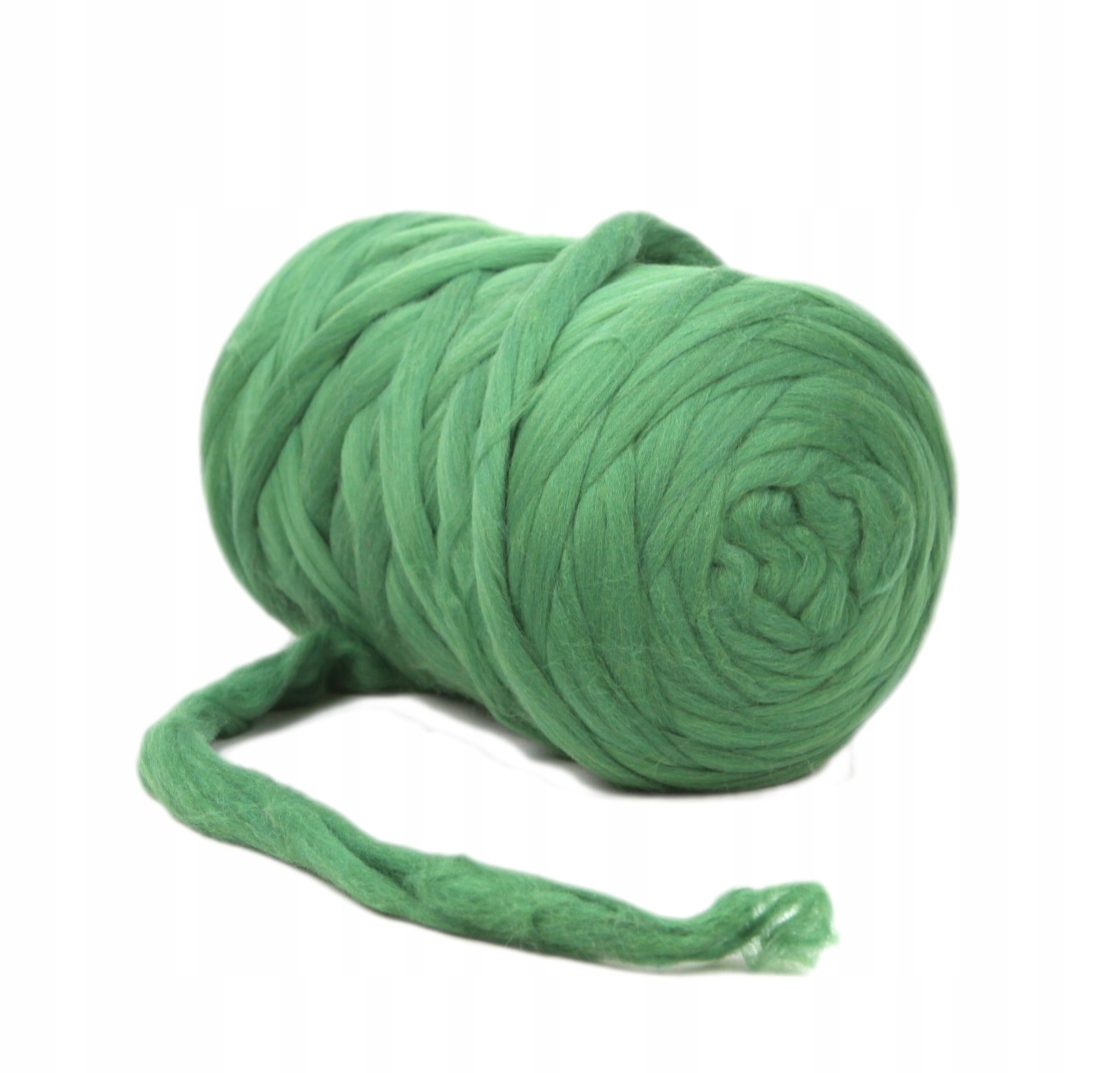 Česací vlna na vyplétání přikrývek 4,5kg Tráva