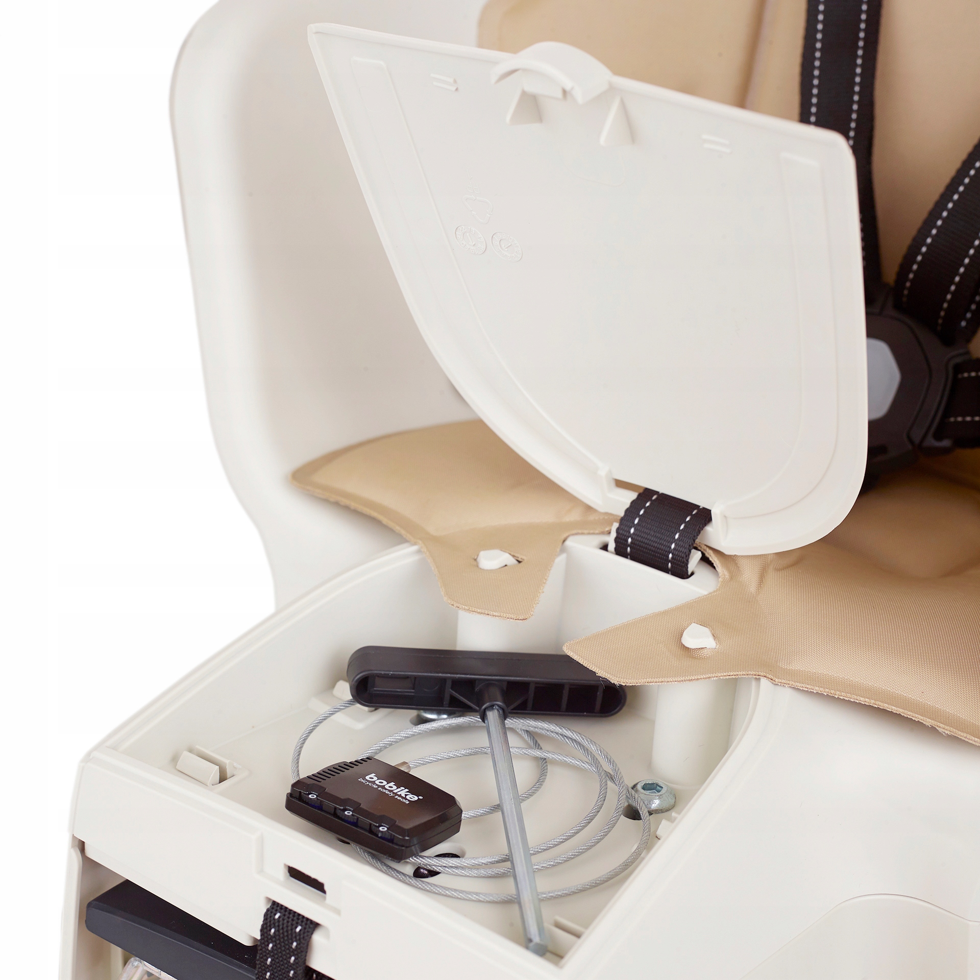 Fotelik rowerowy exclusive Maxi 1P rama denim Marka Bobike