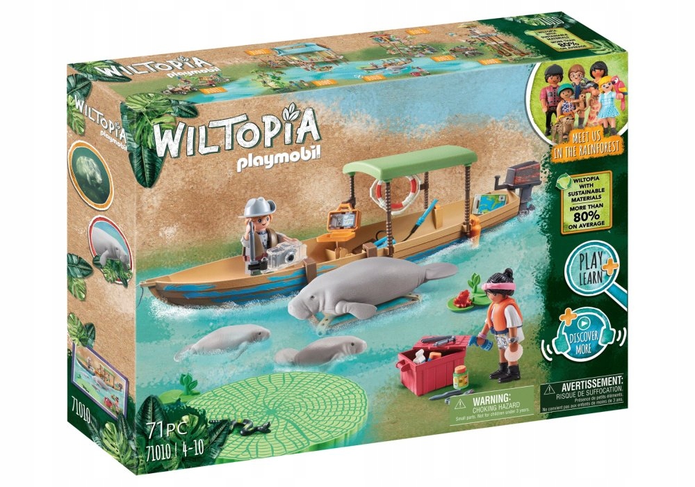 

Playmobil Wiltopia Wycieczka Łodzią Do Manatów