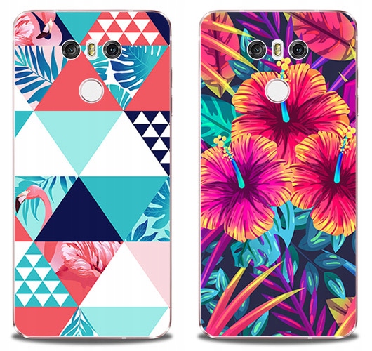 

2x Etui Silikon Foto Case Szkło Do Lg G6