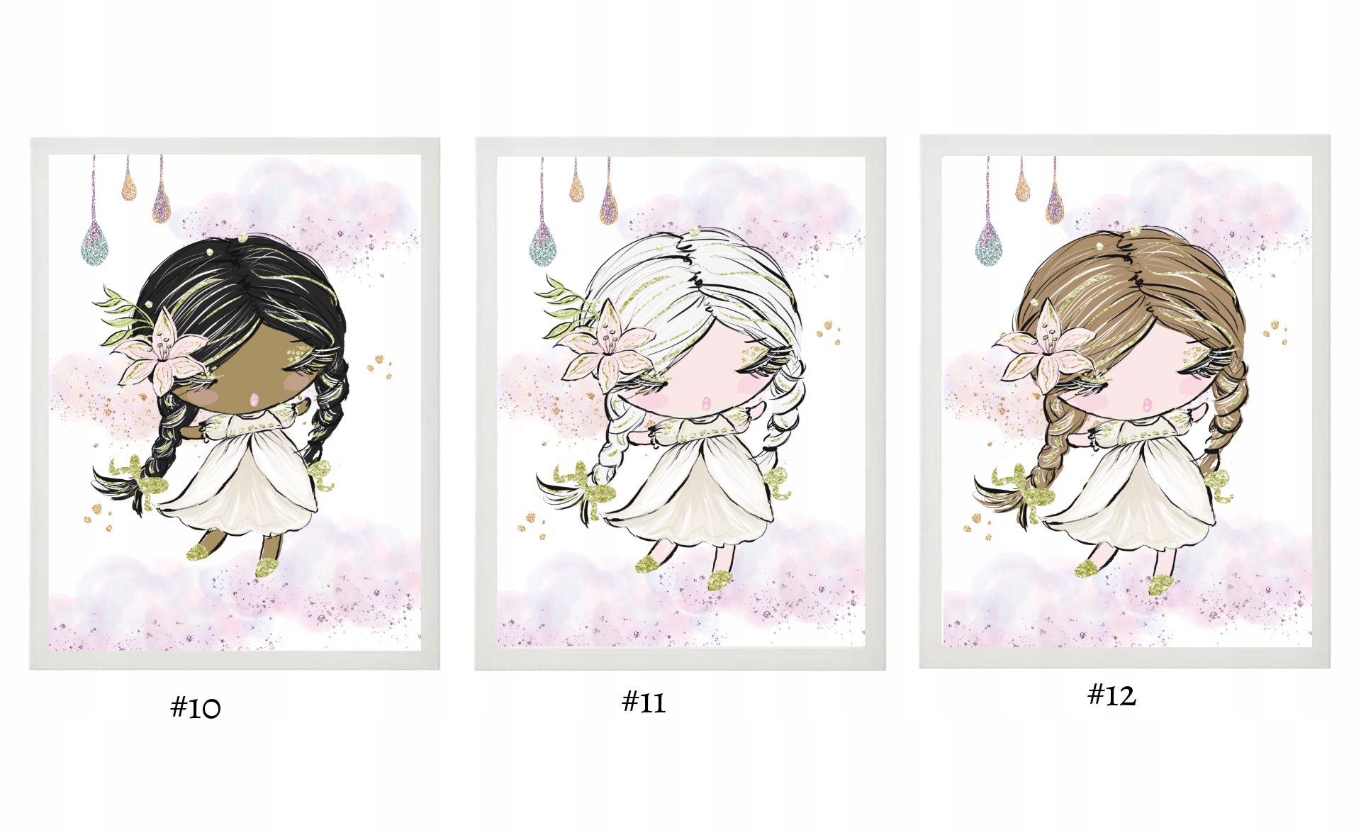 Obrazki dla dzieci, aniołki, modlitwa, ramka A4 Płeć chłopcy dziewczynki