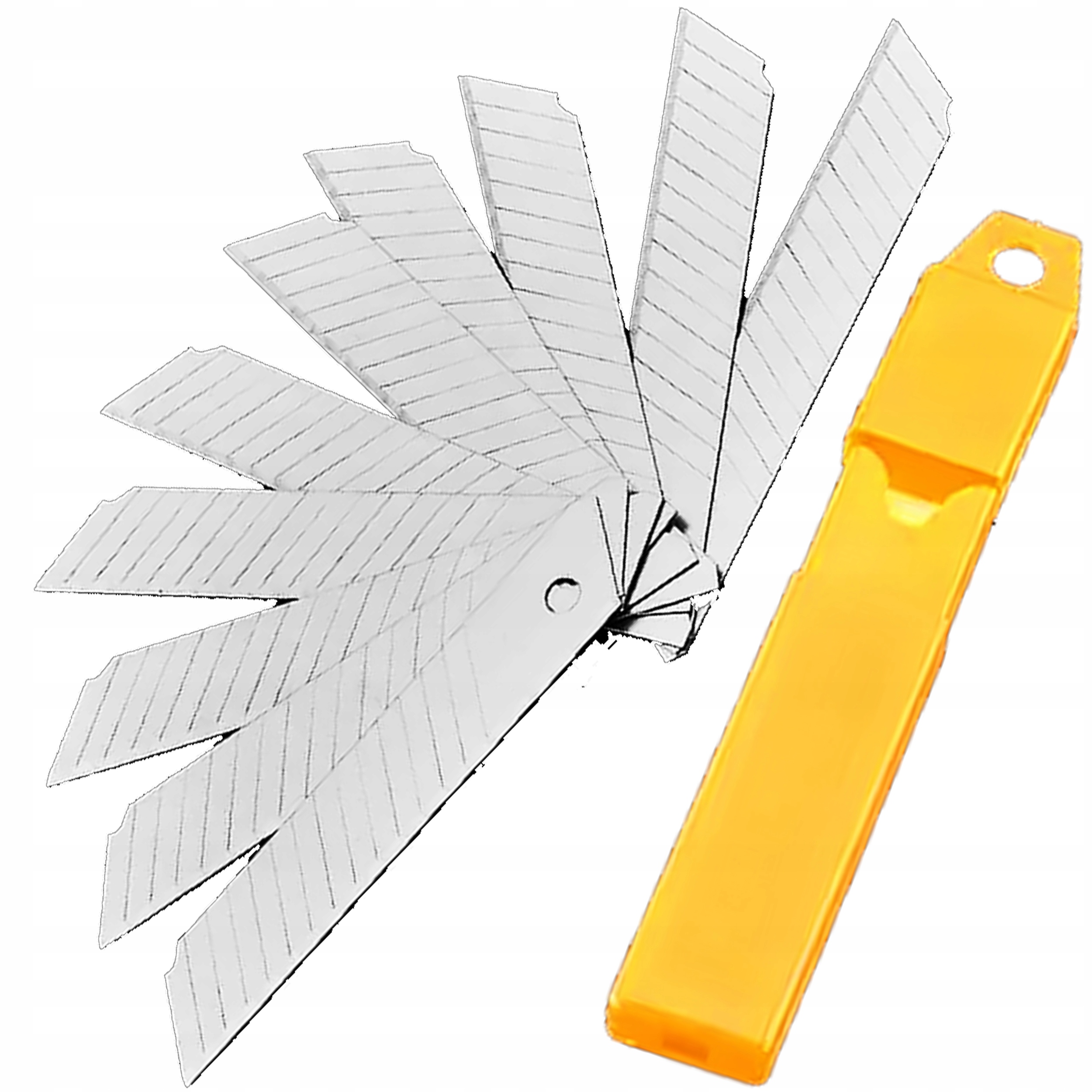 

Ostrza Nożyki Łamane Do Noża Wymienne 18 mm 10 Szt