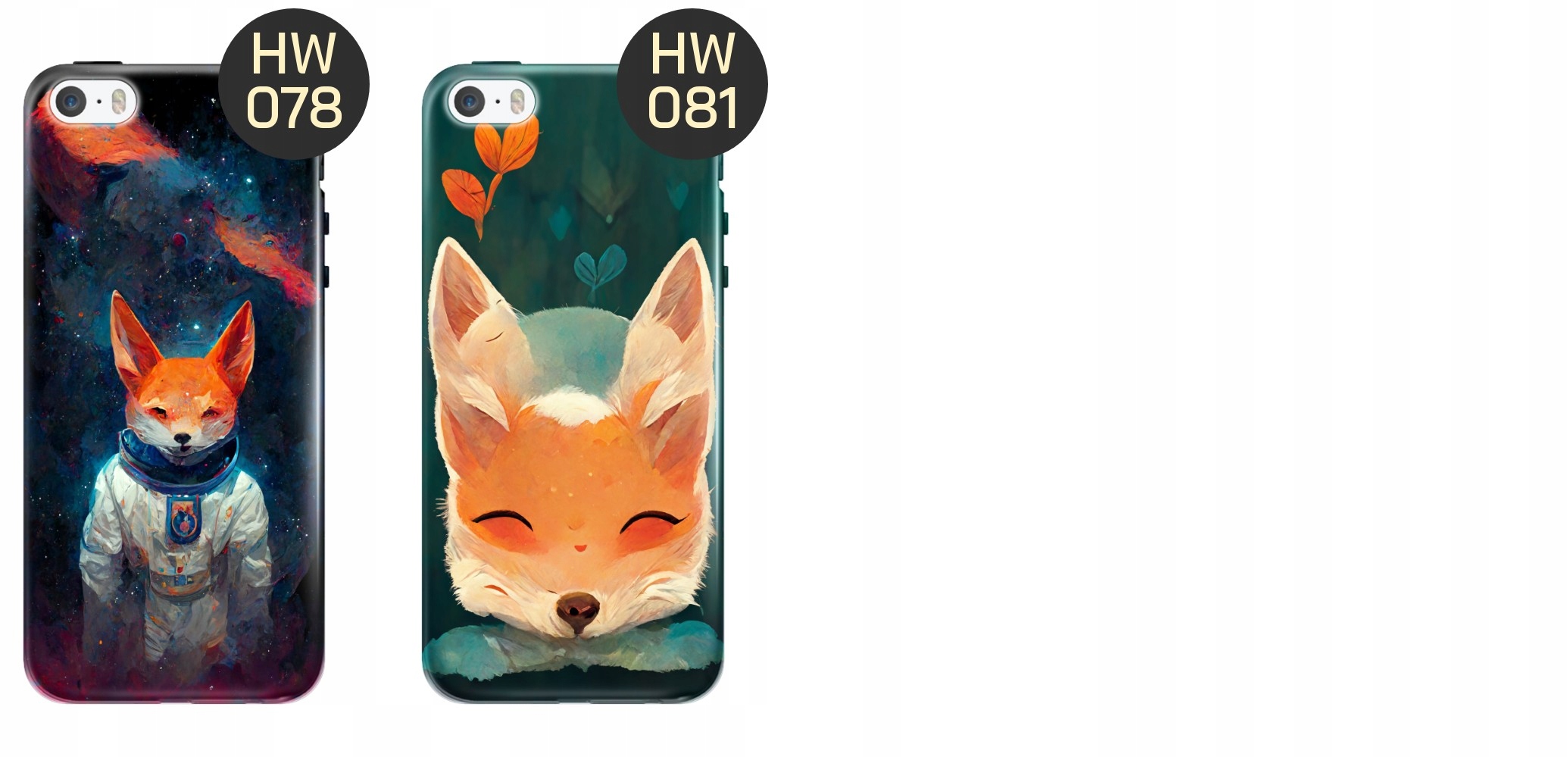 ETUI DO IPHONE 5 / 5S / SE WZORY LISKI LISY FOX OBUDOWA POKROWIEC CASE Kolekcja ETUI Z NADRUKIEM