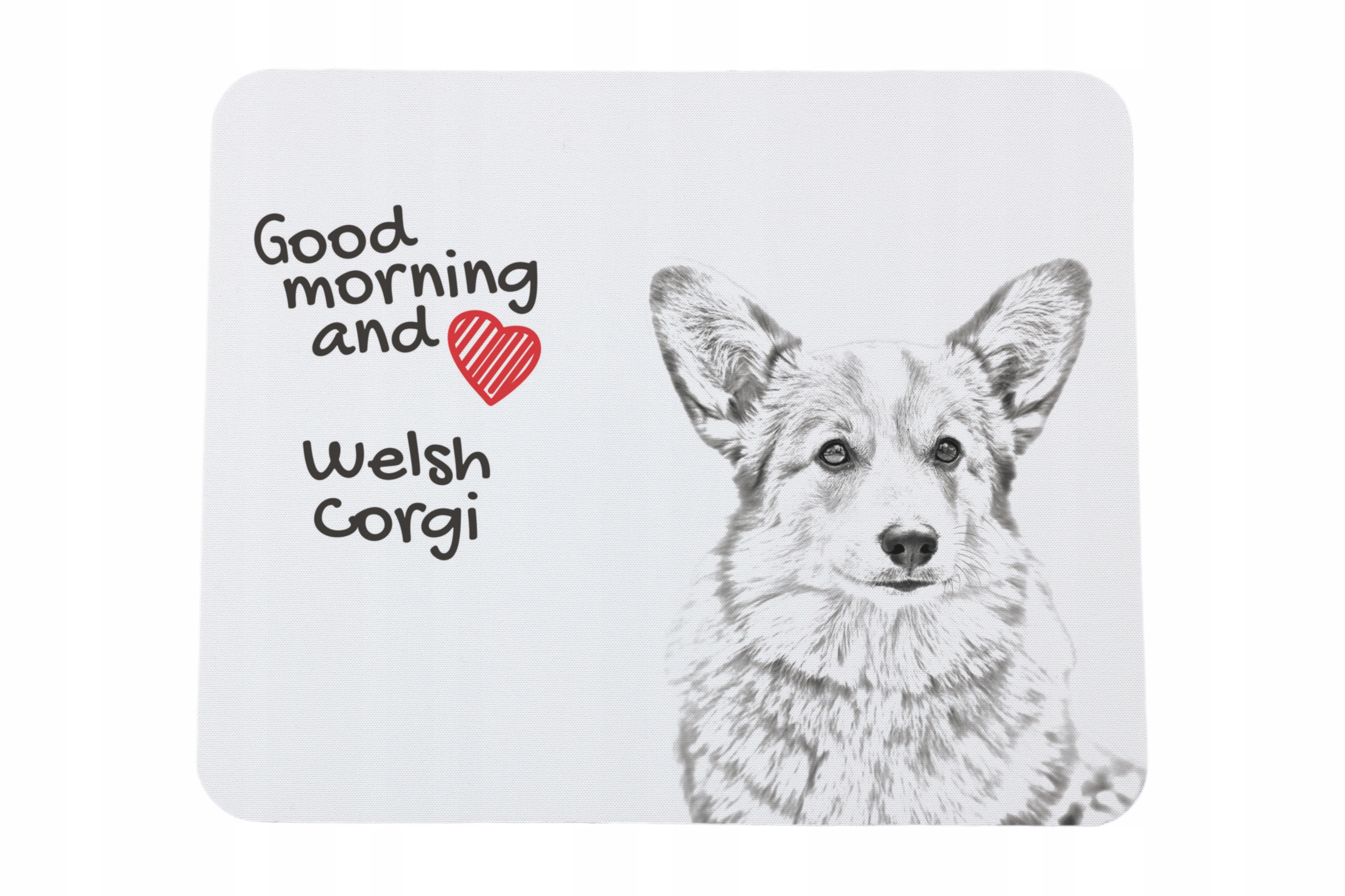 Pembroke Welsh Corgi podkładka pod myszkę z nadrukiem, personalizowana po
