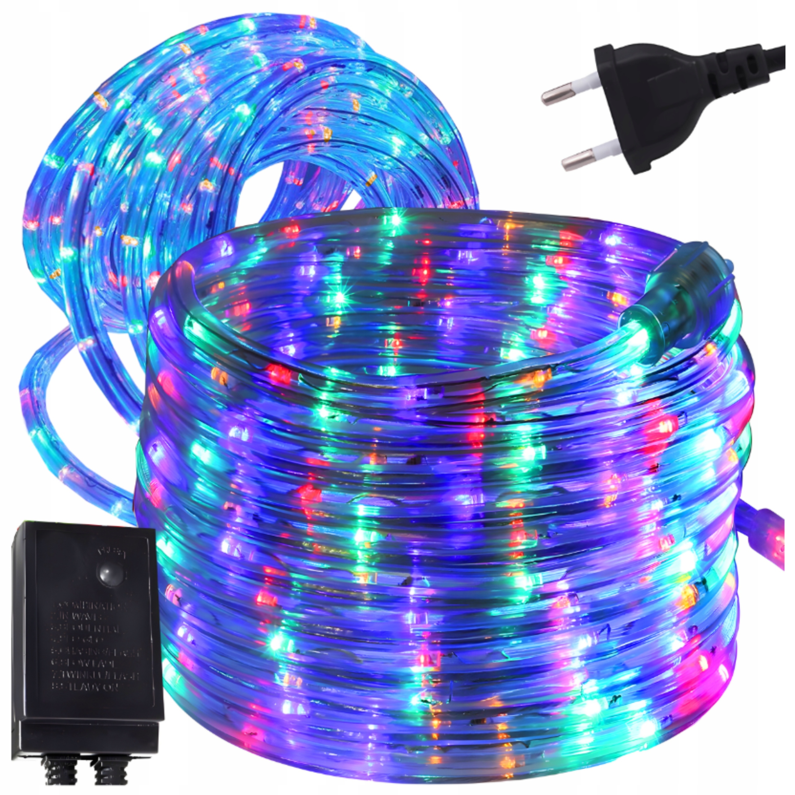 20-метровый шнур, уличный, с подсветкой, гирлянда для рождественской елки, светодиодная лента, многоцветный