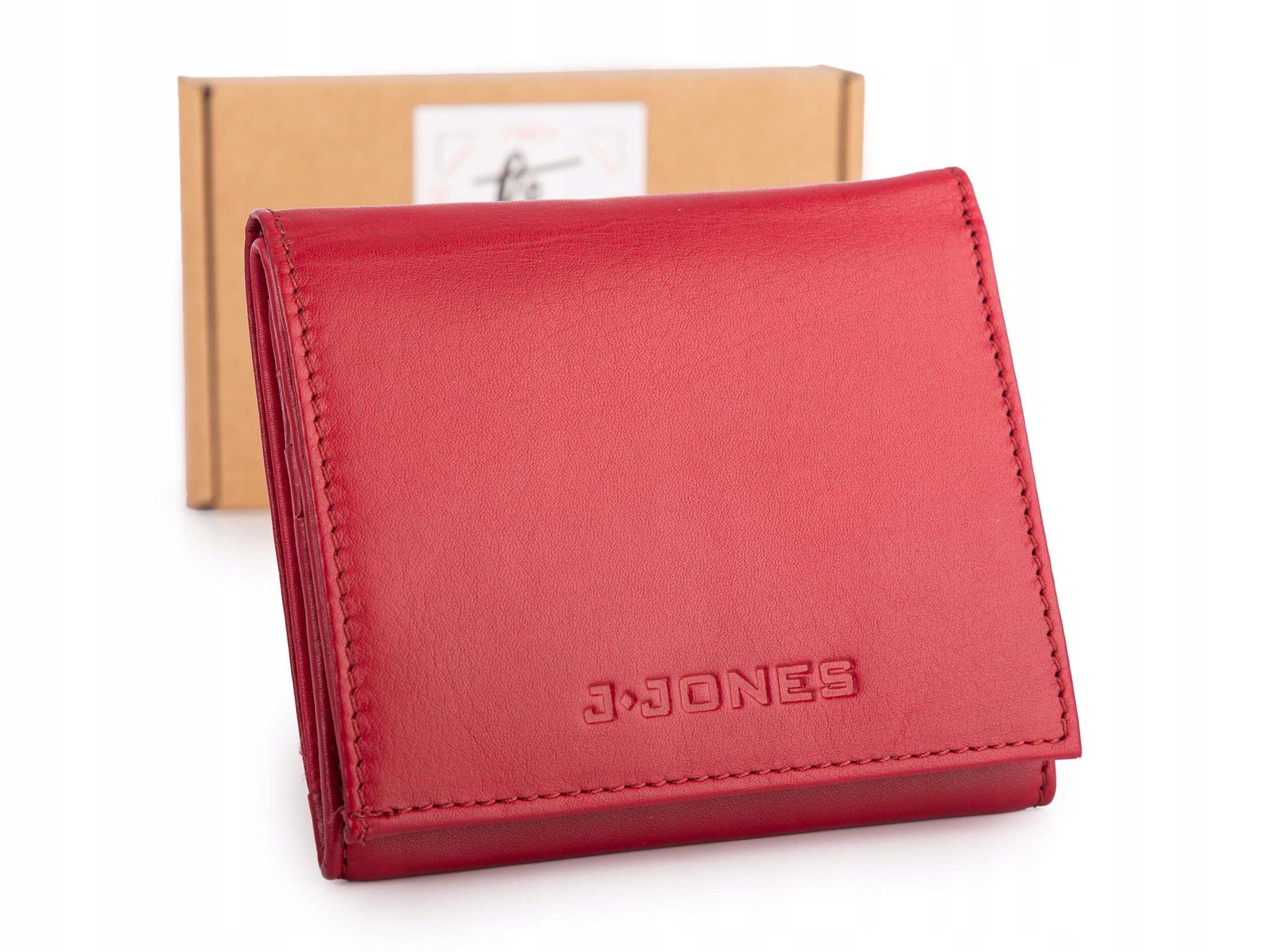 Mały portfel damski do małej torebki skórzany z miękkiej skóry naturalnej