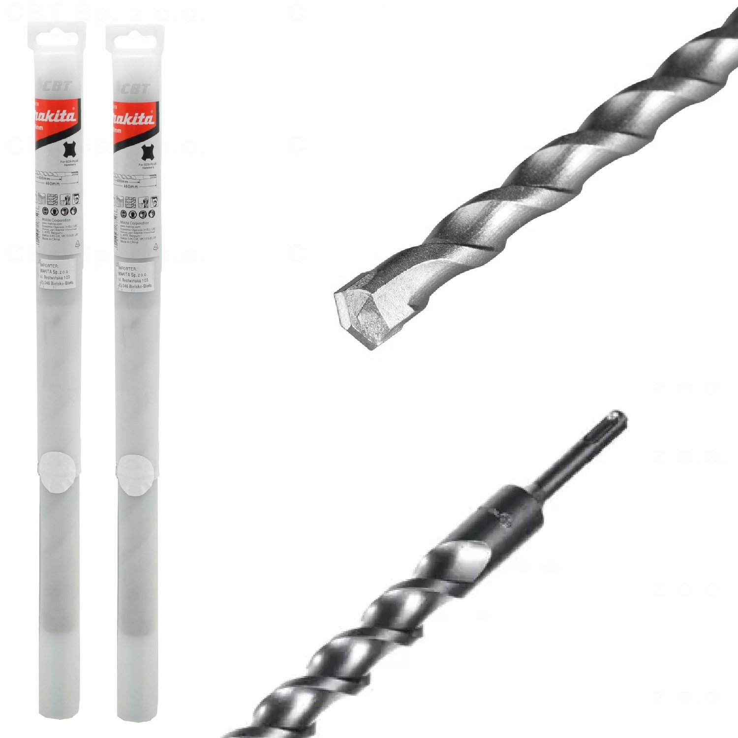 Vrták Vrták Betonu Betonu Rázový, Rukojeť Sds-plus, Délka 460 MM, Dvojitá Břitá