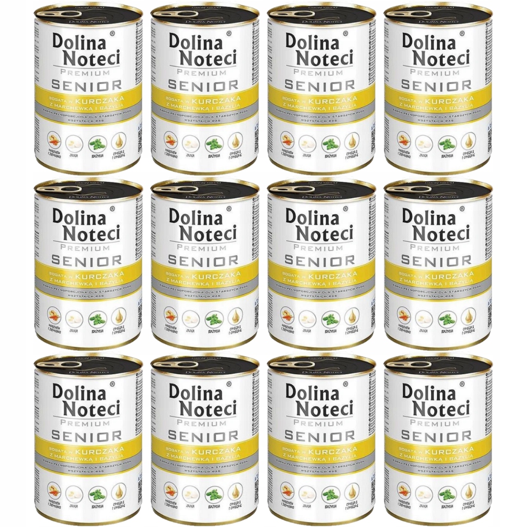 Levně Krmivo Dolina Noteci Senior Kuřecí Pes 12x 400G