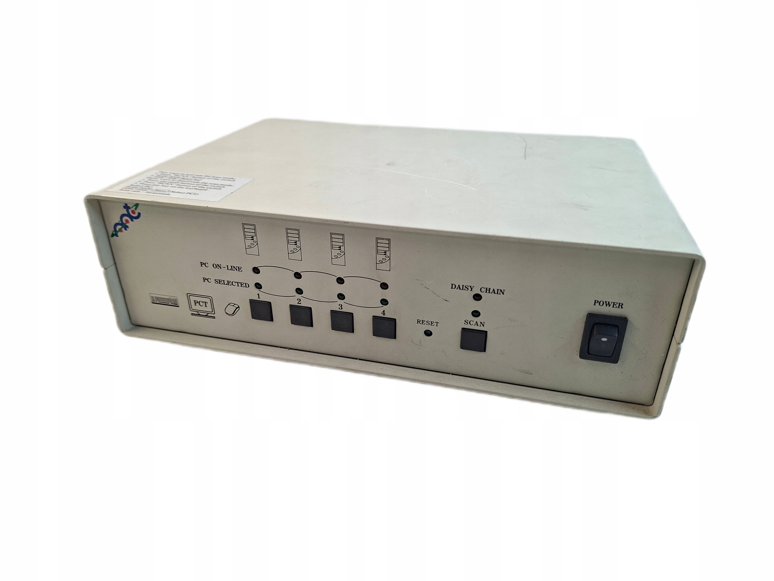 Przełącznik KVM Keyboard, Video, Mouse - 4 porty