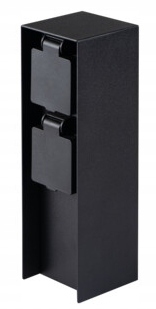 Słupek ogrodowy z gniazdami 2x 230V antracyt IP44 Dasto 2SOC Fr B Kanlux