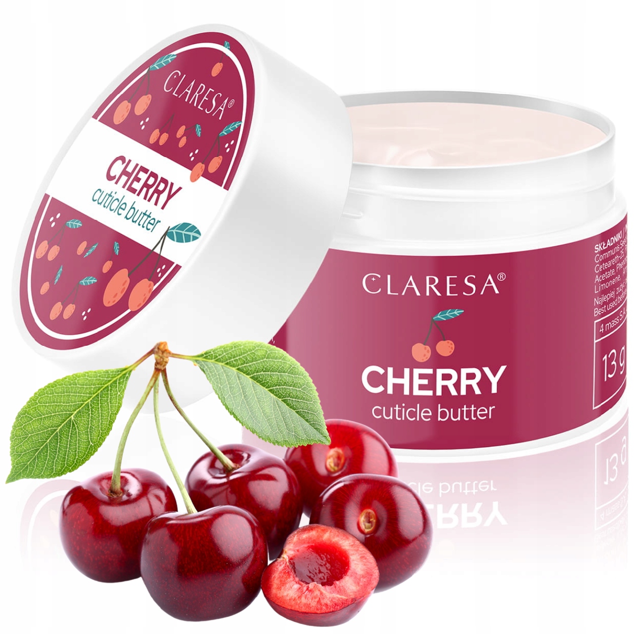

Claresa Masełko do skórek i paznokci Cherry