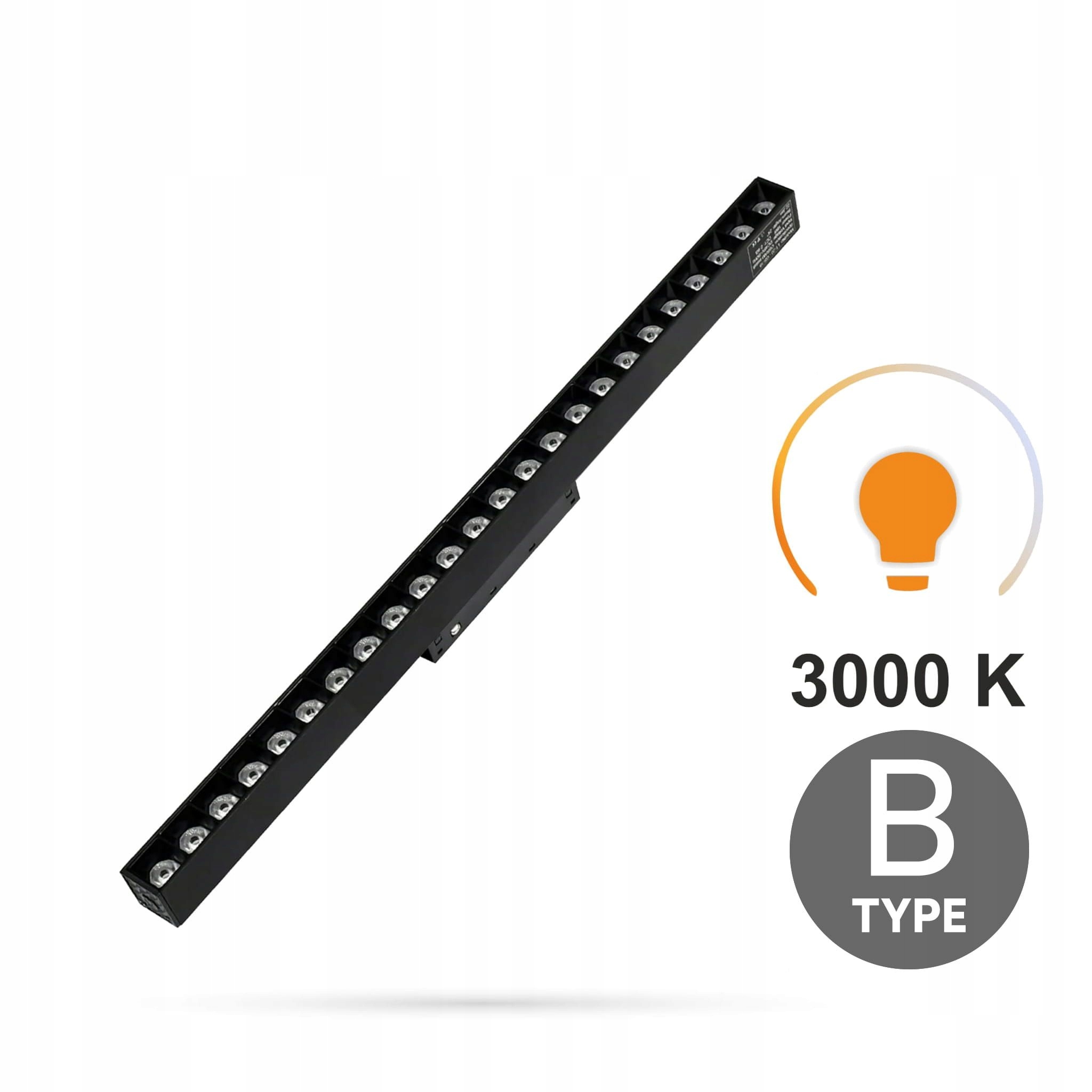 Lineární reflektor Grille 24W 3000K Teplý Typ B pro Smart Track 48VDC