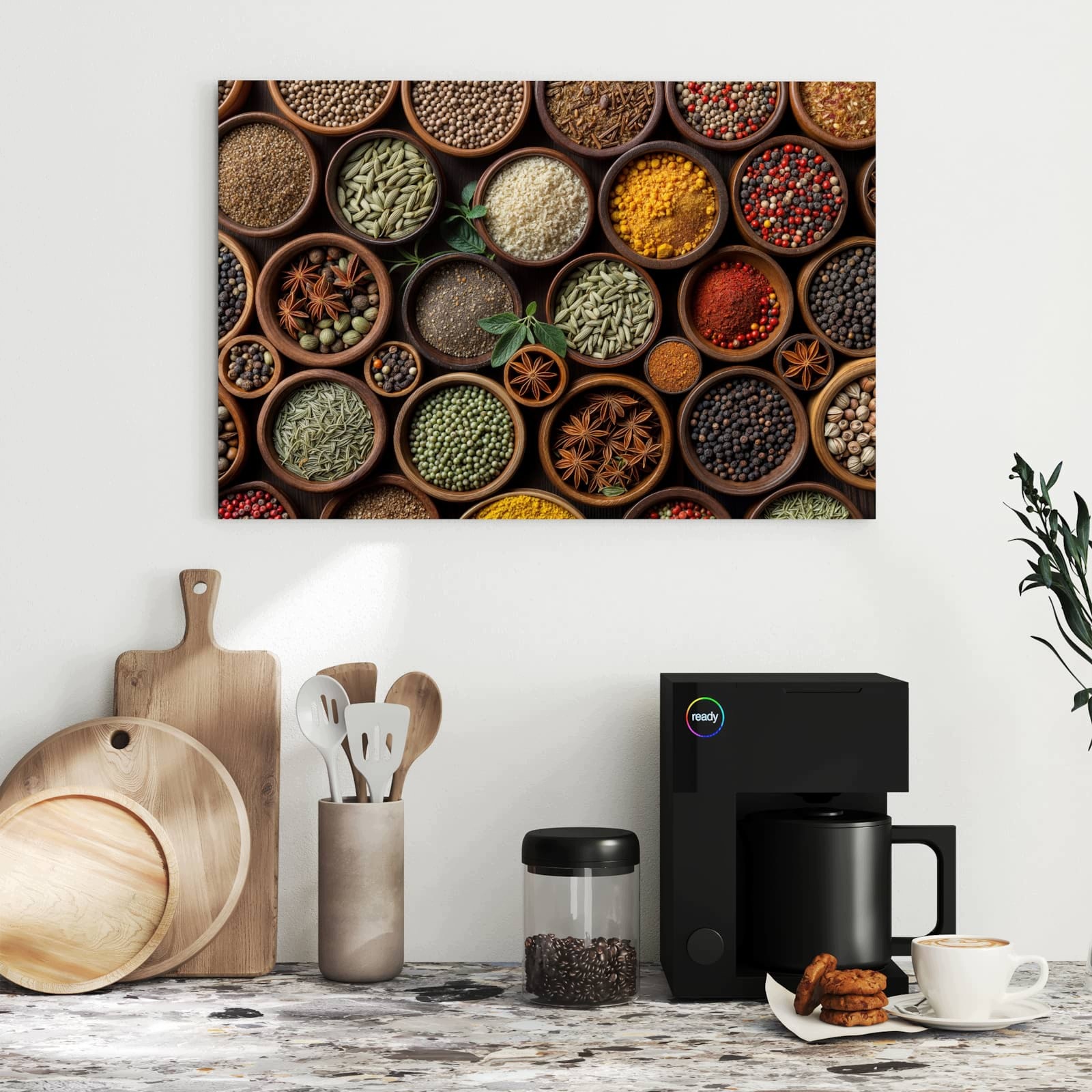 Magnetická tabule Rozmanitost Koření 60 × 40 cm