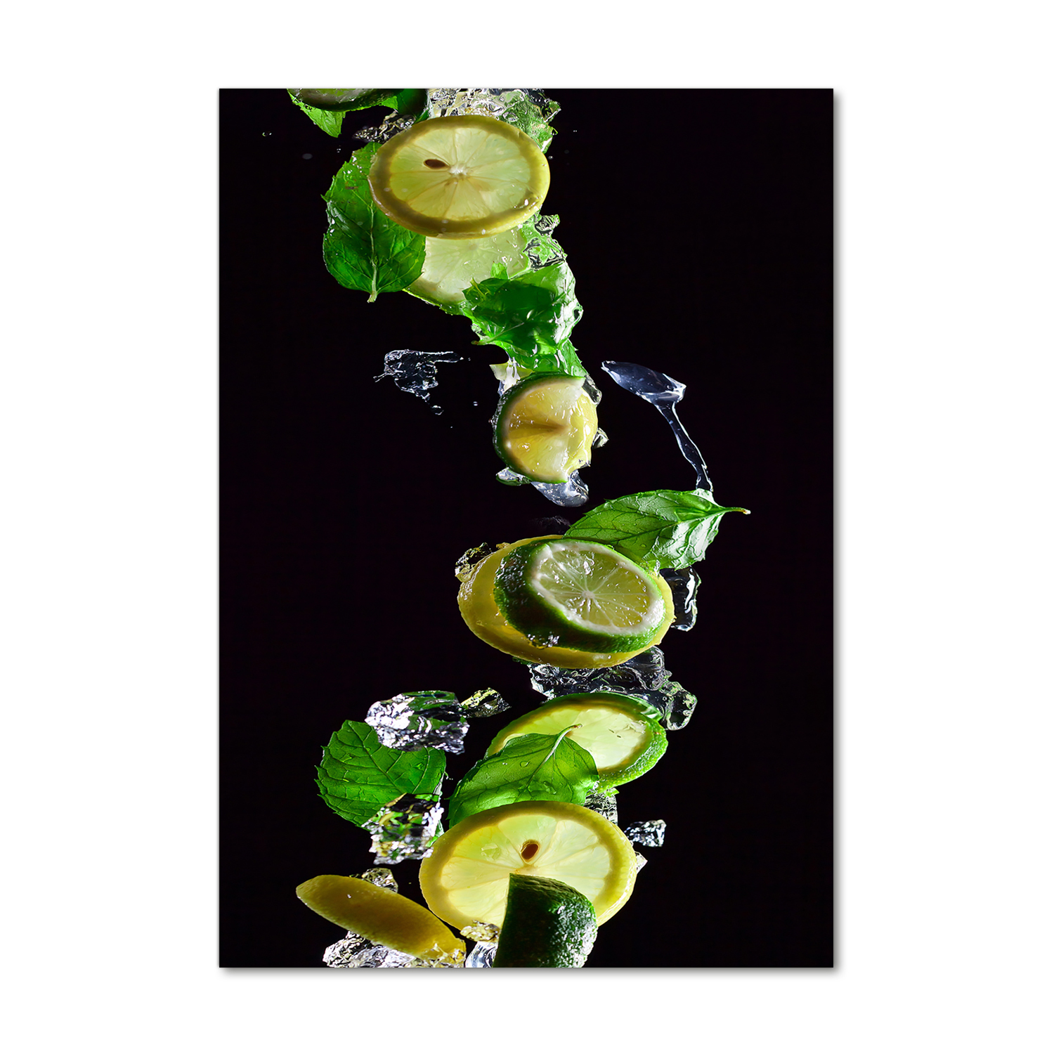 

Foto obraz akrylowy Limonki i cytryny 70x100 cm