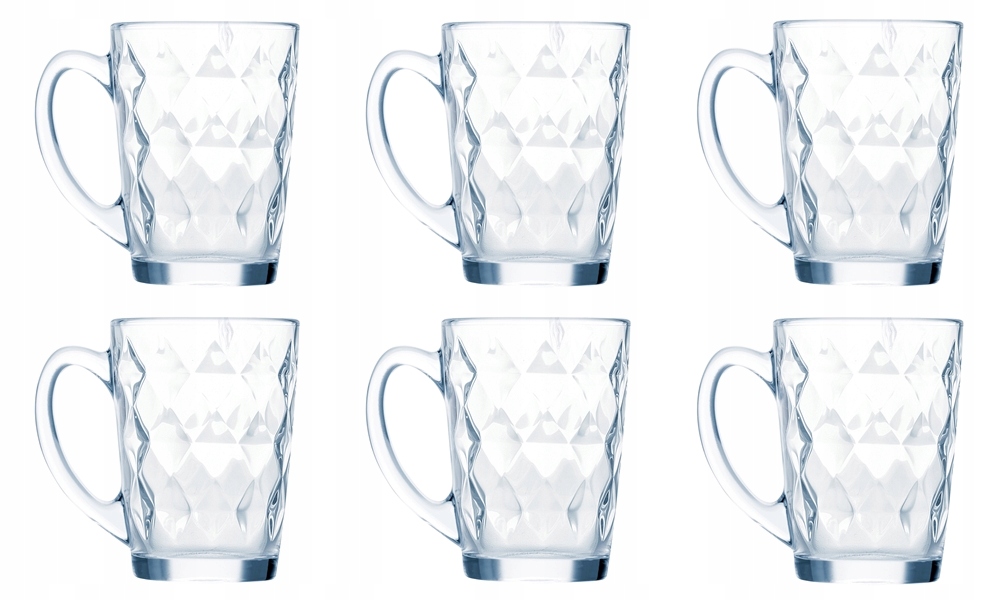 

Szklanka Kubek z uchem 6 x 320 ml Diamond Luminarc