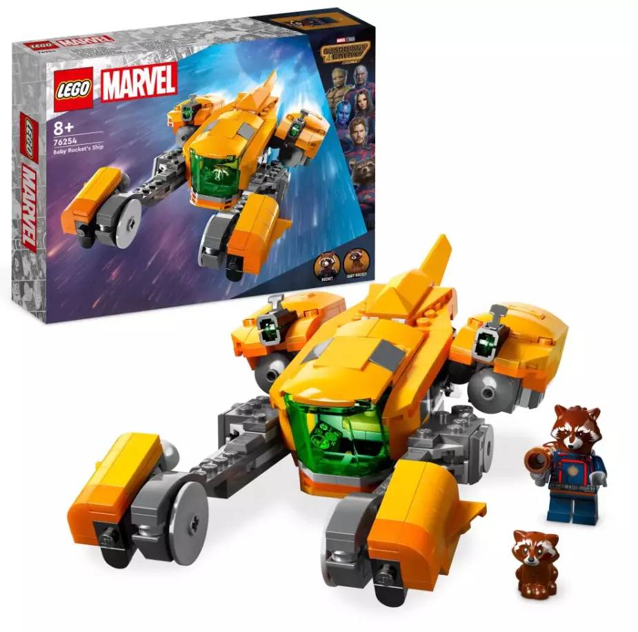 Lego Marvel Loď Malého Rocketa 76254