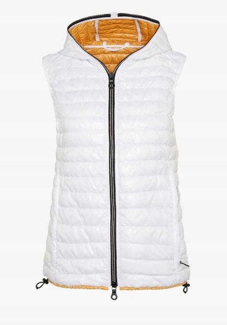 Duvetica vesta bílý prošívaný vel. 48 bundová vesta