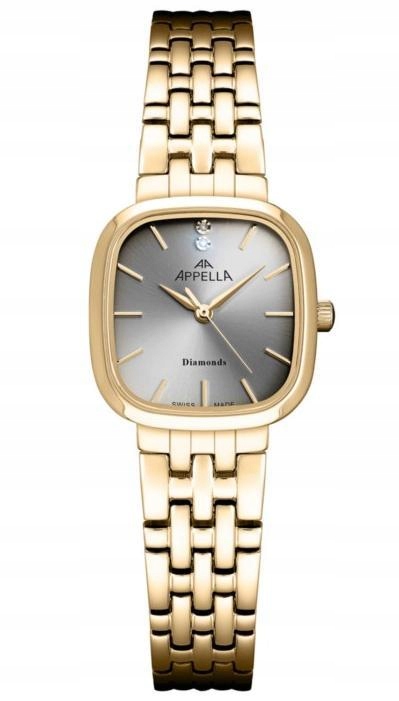 Nové Originální dámské hodinky Appella L50030.1117DQ s diamanty