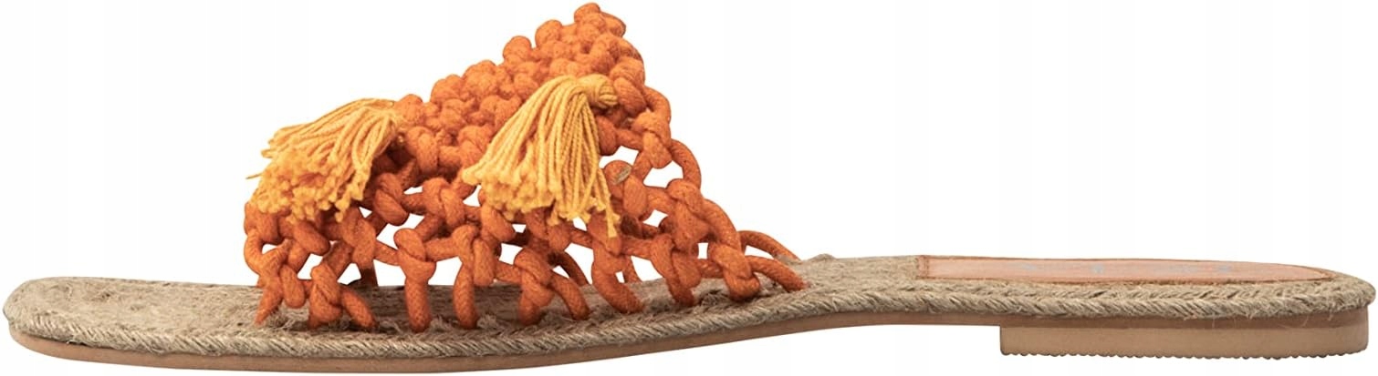 Izia Oranžové Nazouváky S Třásněmi Na Šněrovací Podrážce 40 J6A