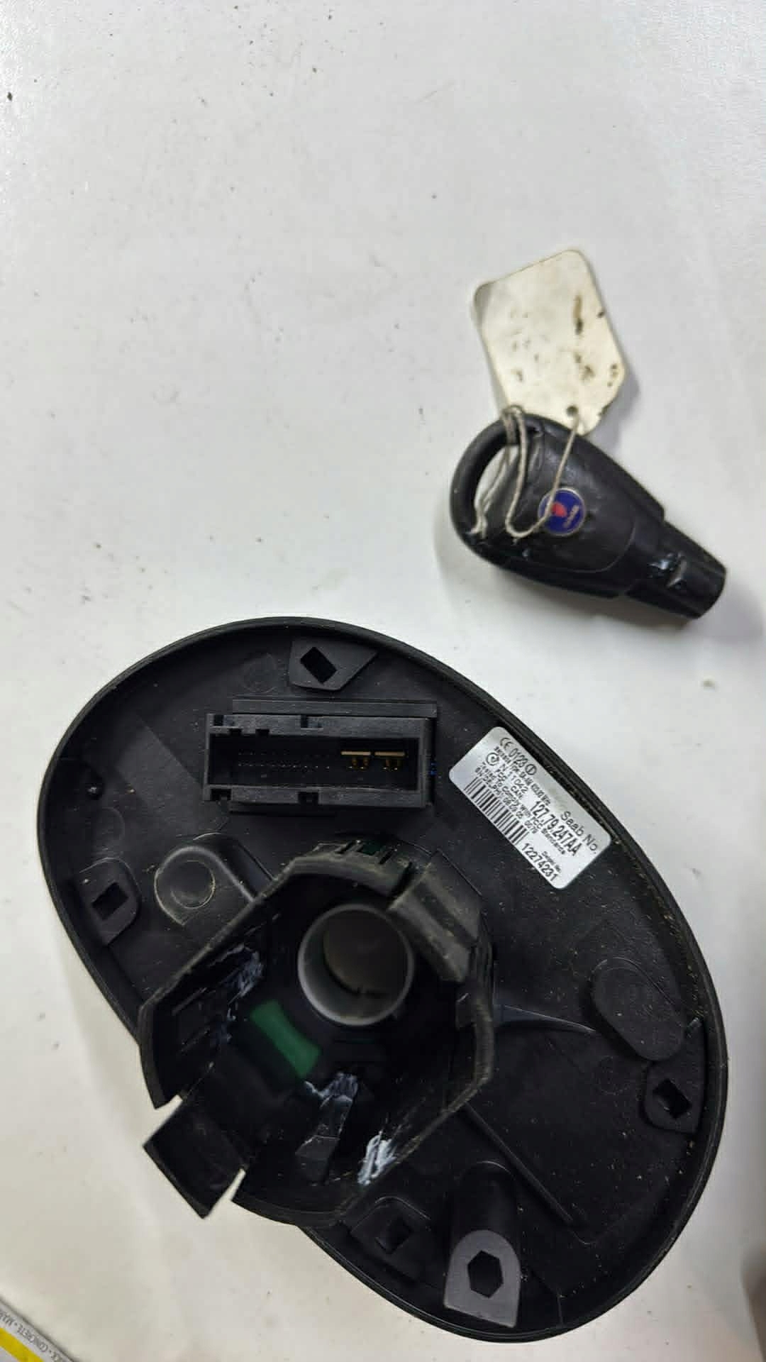 steering wheel levers and controls CIM saab 9-3 II + key 12779247 esp