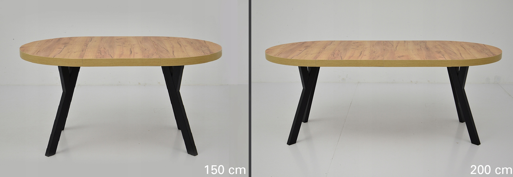 ZESTAW DĄB CRAFT STÓŁ MK3 ROZKŁADANY+6 KRZESEŁ Wysokość stołu 76 cm