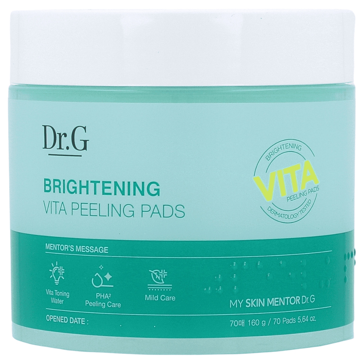 Doctor G. Brightening Vita Peeling Pads, 70 ks peelingových vloček