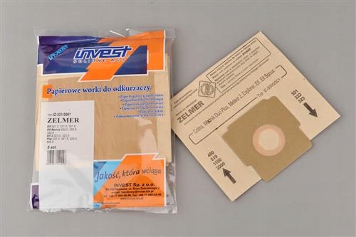 Zestaw Worków Odkurzacza Zelmer 321 Bez Filtr