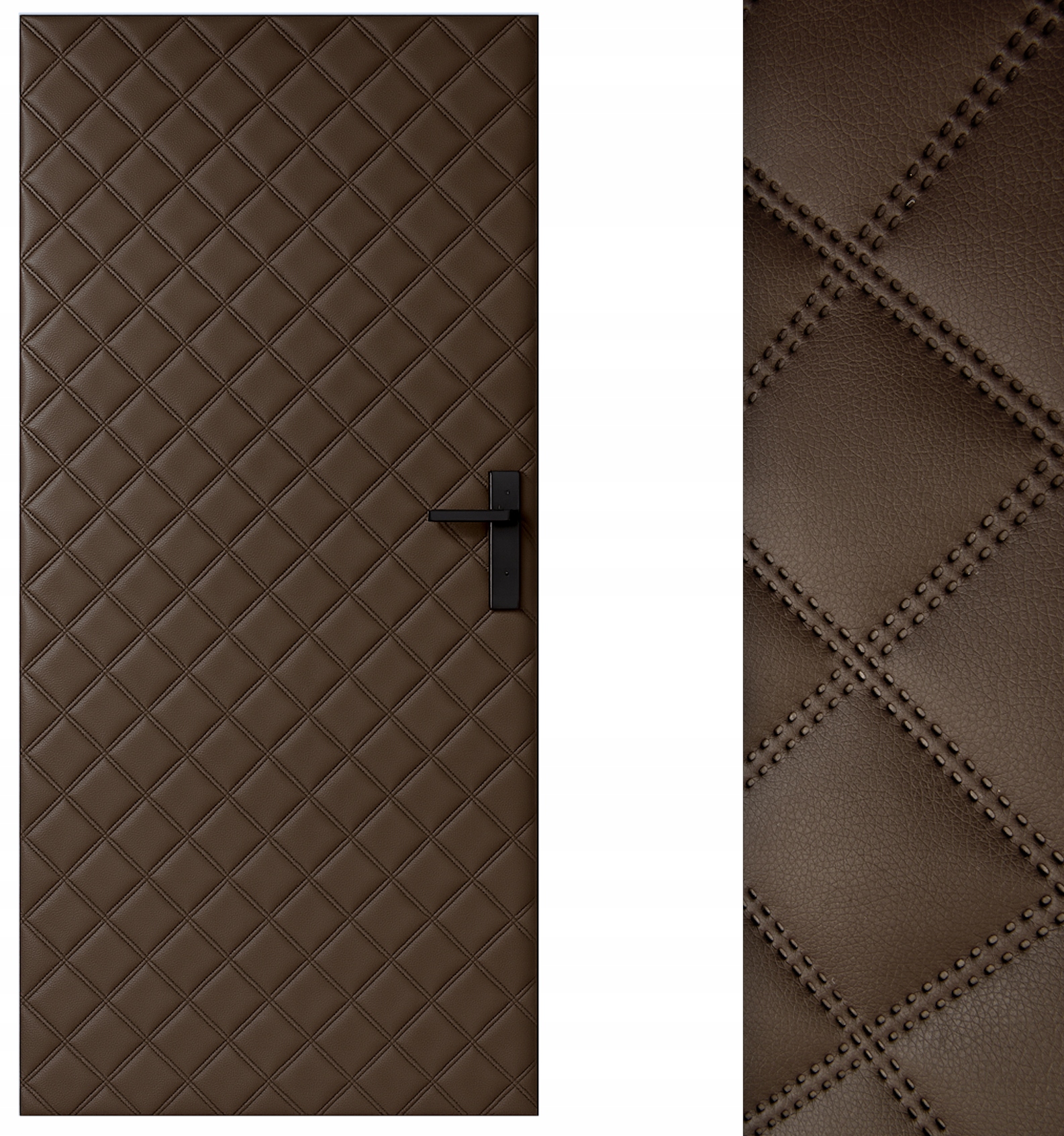 Wenge bronz 115x215 Dveřní Čalounění Obložení vnějších dveří Zateplení