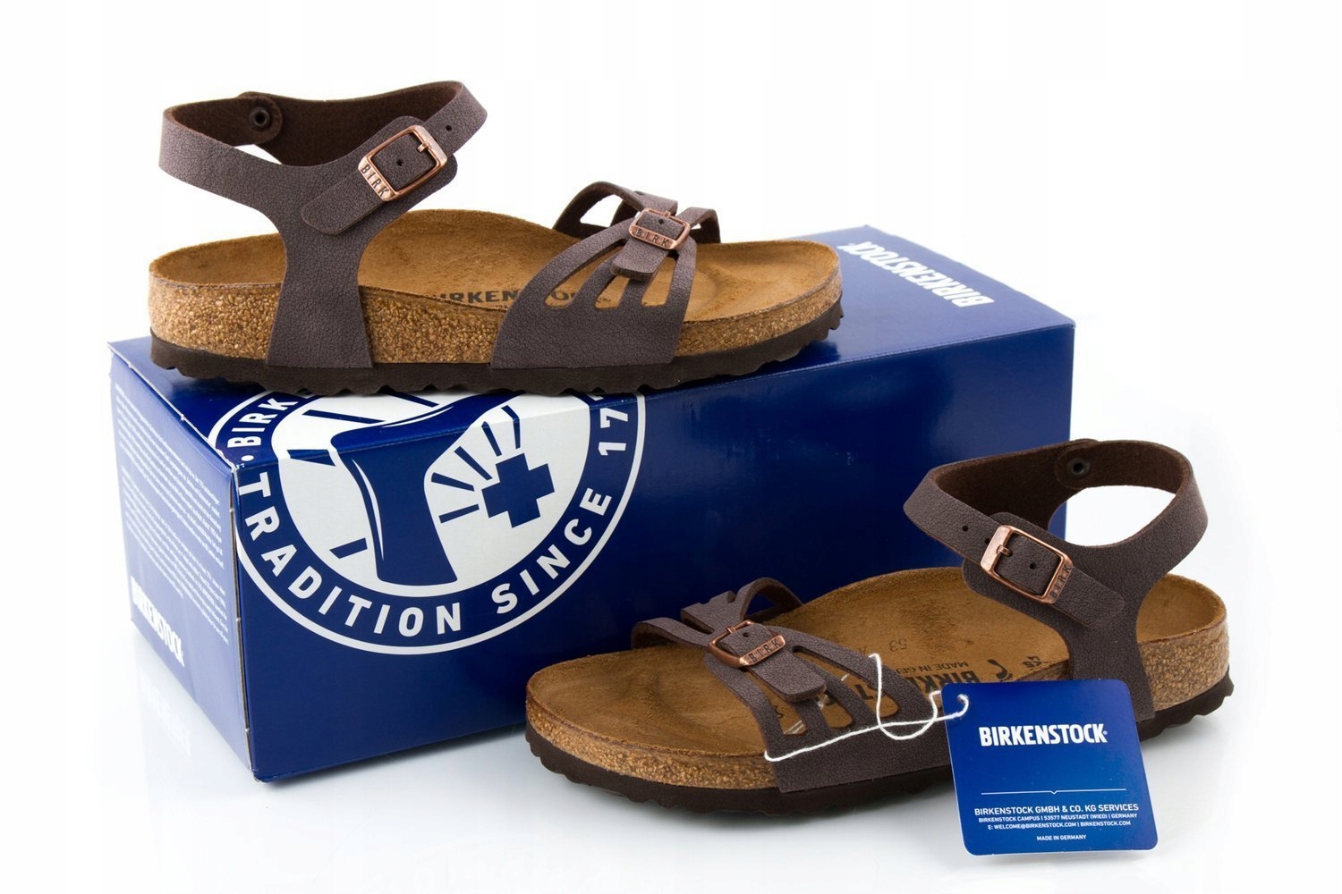 

Sandały Birkenstock Bali Bs damskie skórzane r 35