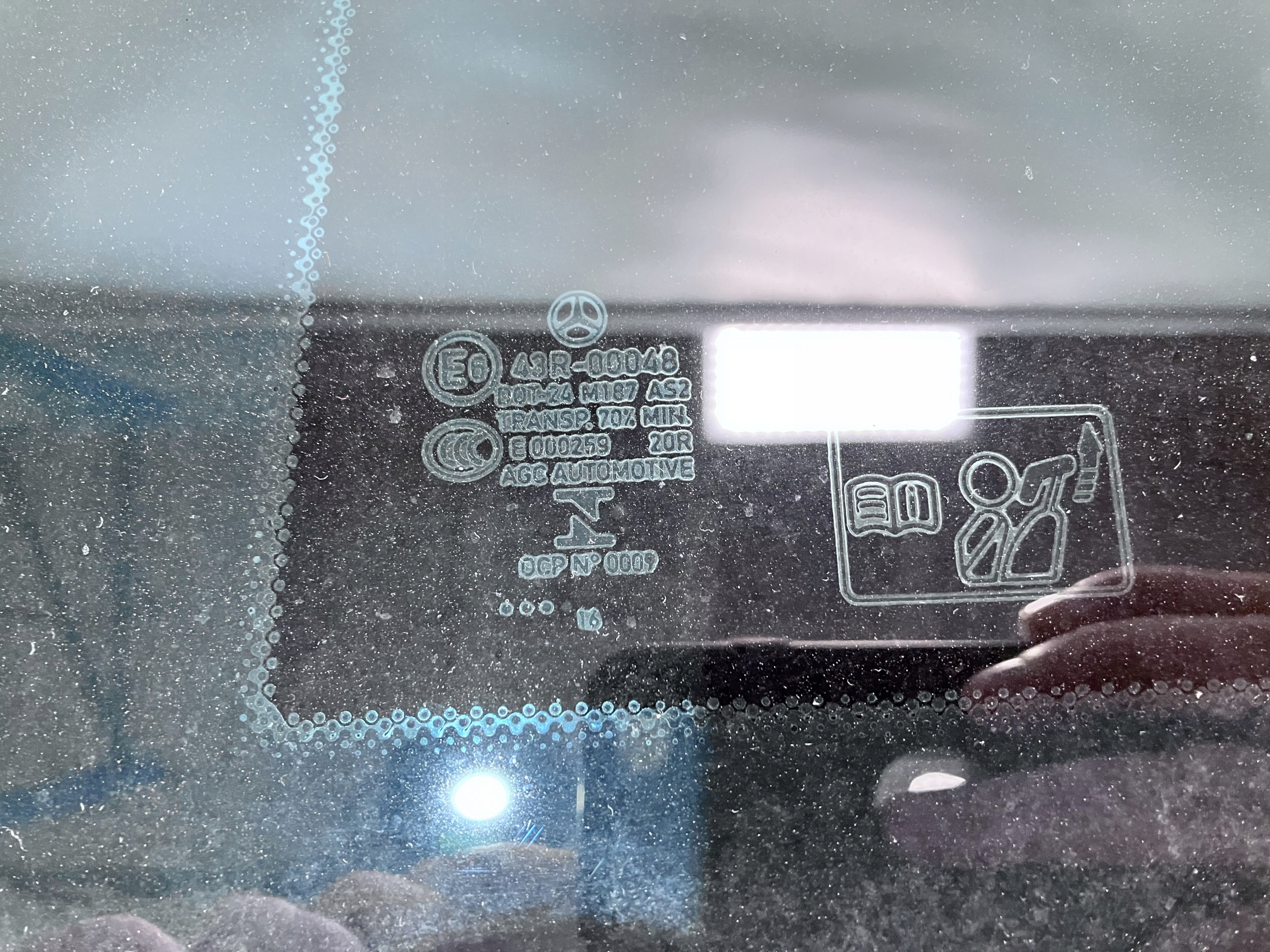 TM10195 - Кузовне скло MERCEDES W205 COUPE 2016