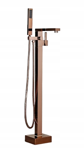 Voľne stojaca vaňová batéria Qvadro Medená Matná Premium