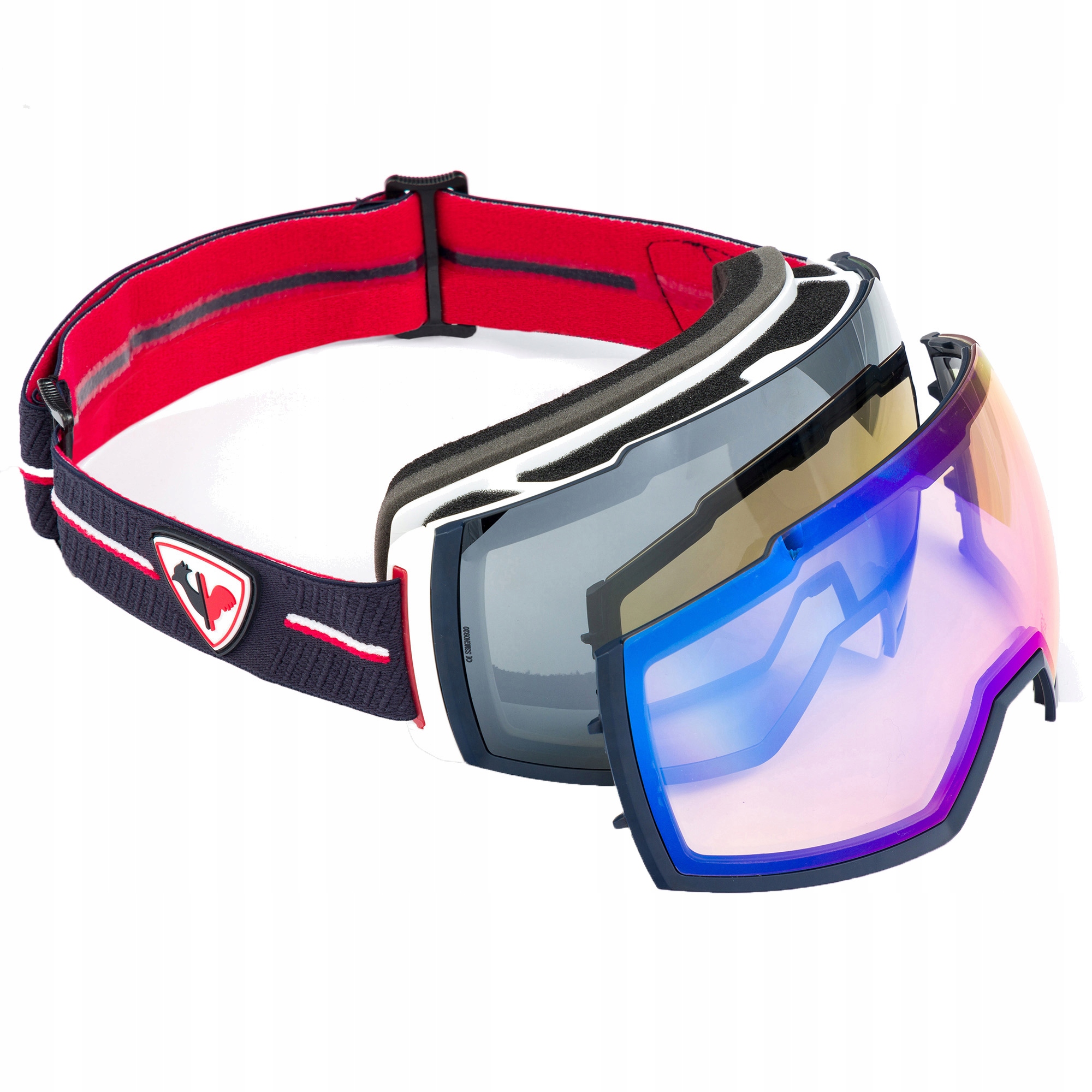 Gogle narciarskie Rossignol Magne'lens strato/silver miror/blue miror
