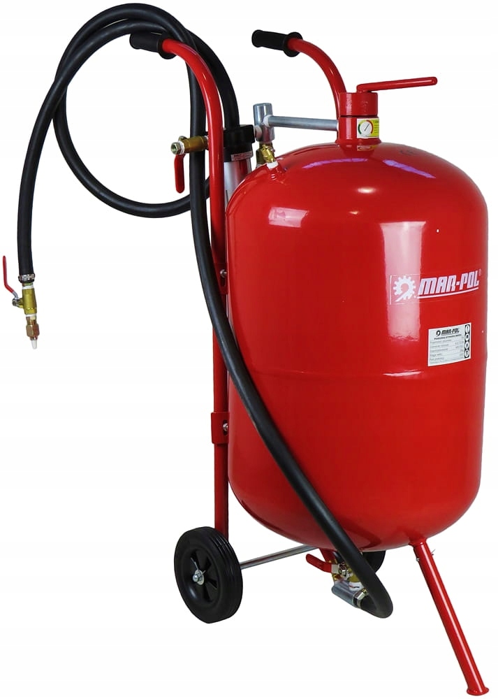 PIASKARKA SYFONOWA 76L MOBILNA MASKA DYSZE ZESTAW Kod producenta M80592