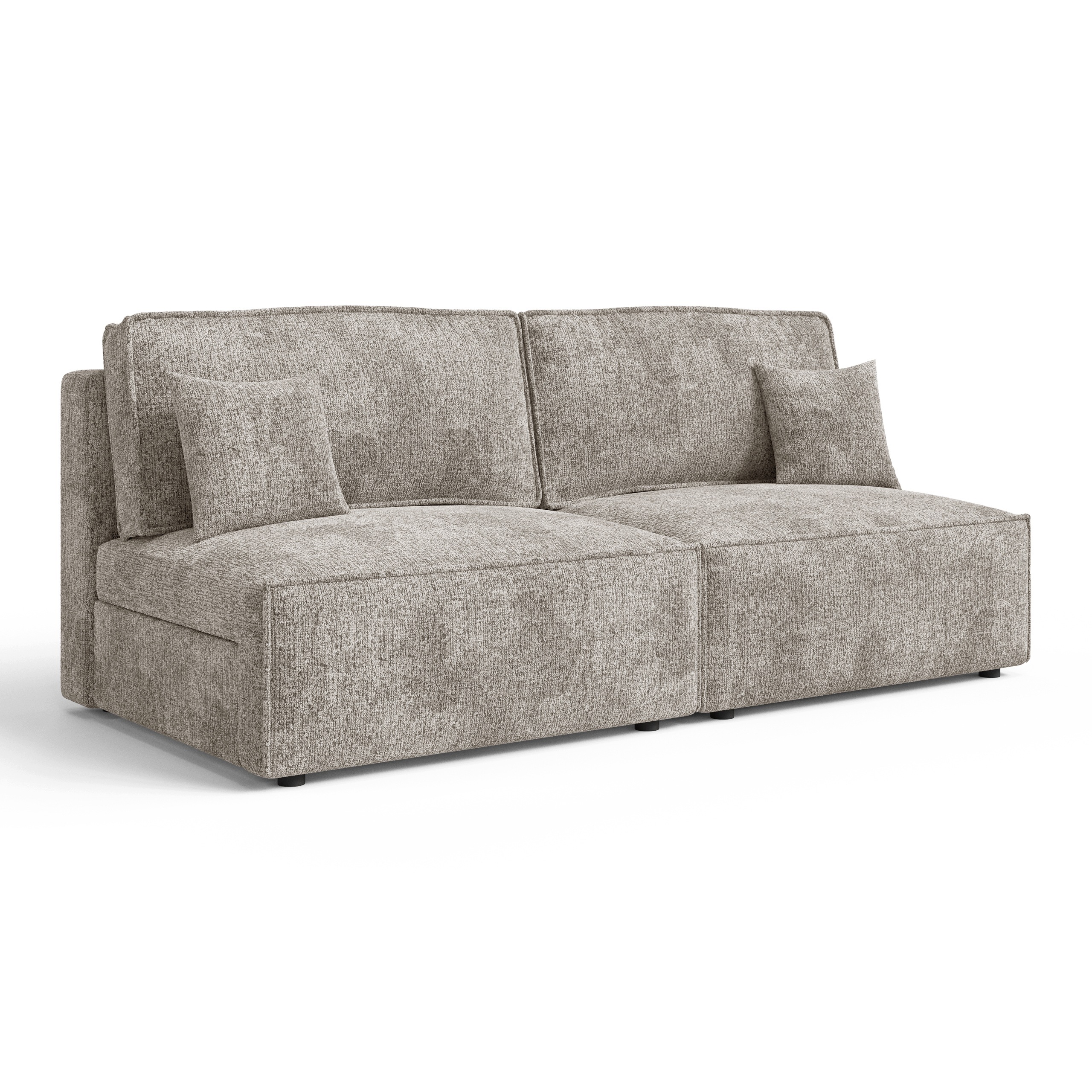 Modna sofa Aron S Mini do salonu Rozkładana Tkanina Bella 60