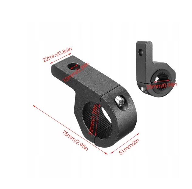 UCHWYT HALOGENY LAMPY MOTOCYKLOWE LED MOCOWANIE 02 Producent inny