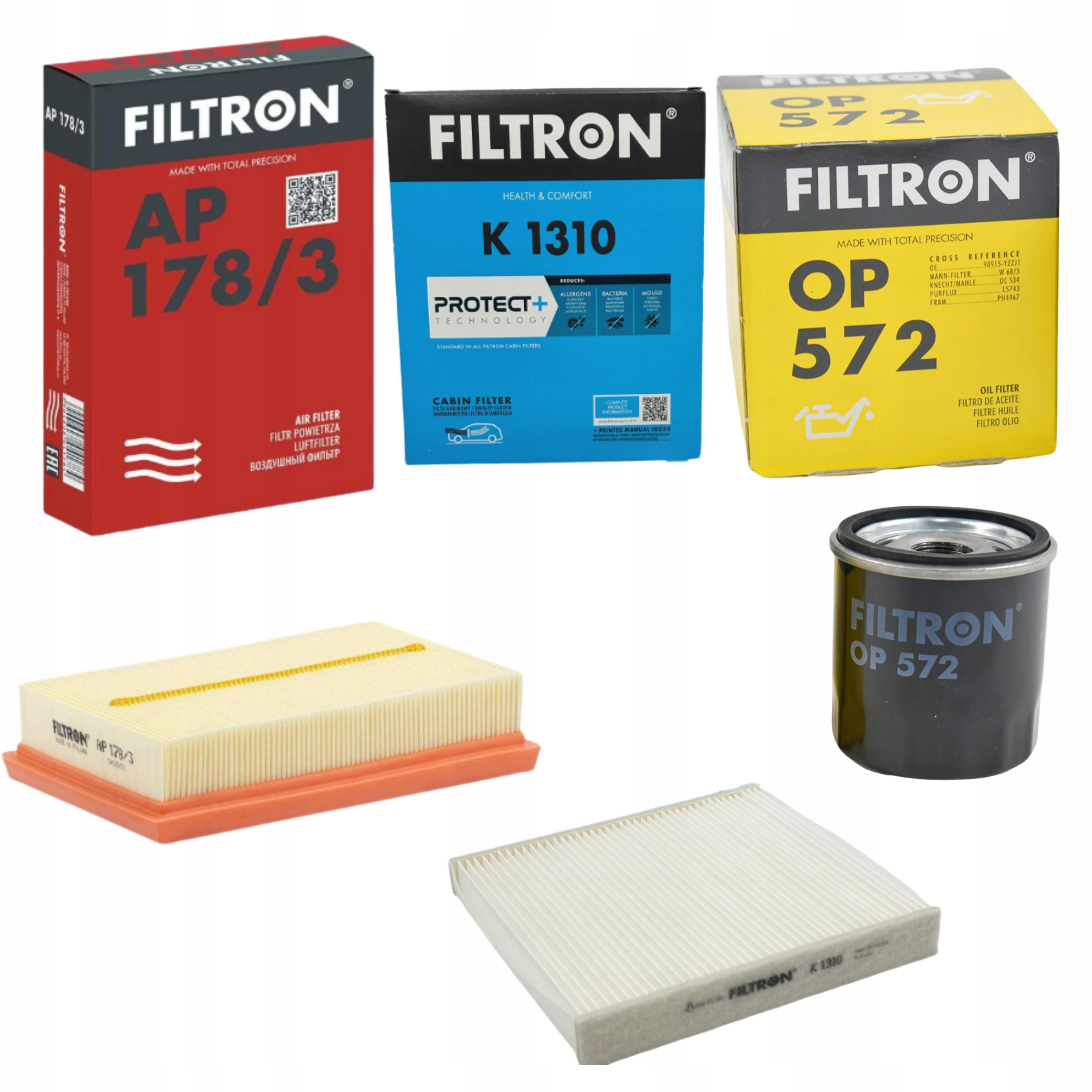 Komplet Filtrů Filtron Toyota Corolla Prius C-hr 1.8 Hybrid Od 10/2017