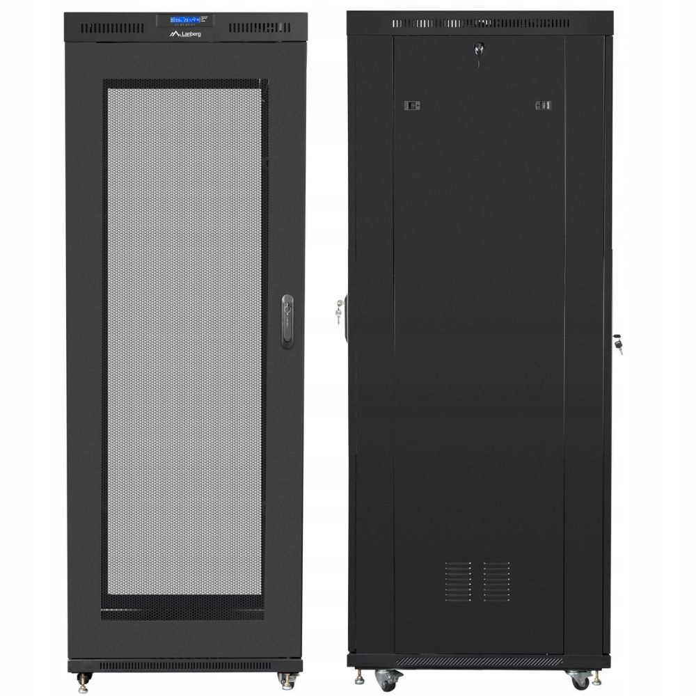 Lanberg Stojanový Rack 19" 37U 800x1000 Perforované dvere LCD Čierna