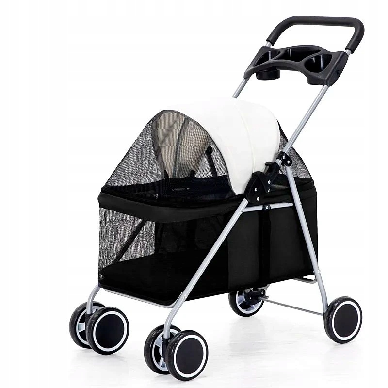 Levně Buggy Light Kočárek pro psy 46 x 91 x 69 cm, Černá