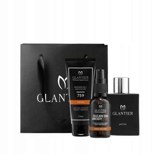 Zestaw Prezentowy 759: Perfumy Premium Olejek krem Torba