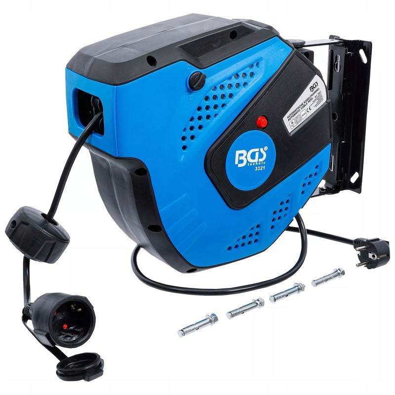 Automatický predlžovací kábel bubnový 15 m, Bgs 3321