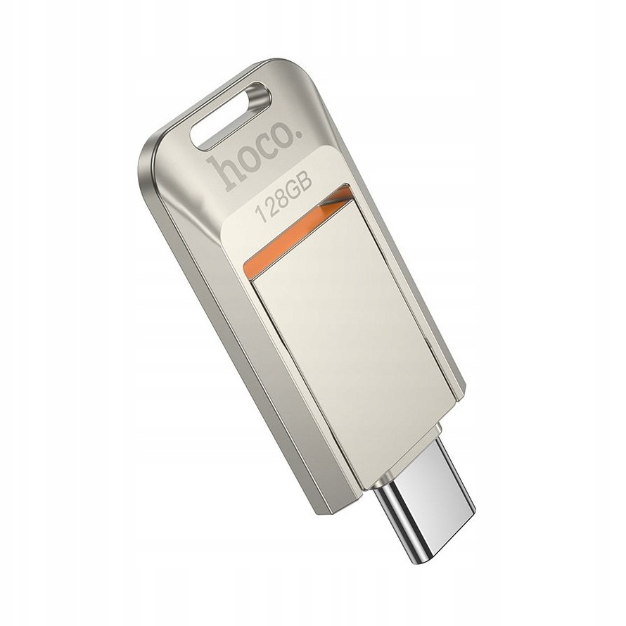 Pendrive Hoco UD17 Usb-c 128 Gb nikl perleťový