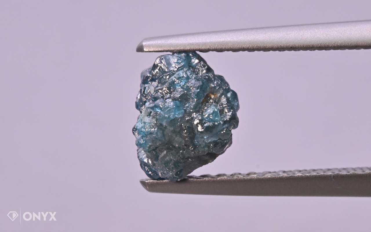 Diamant modrá hrudka 7,5 x 5,5 mm
