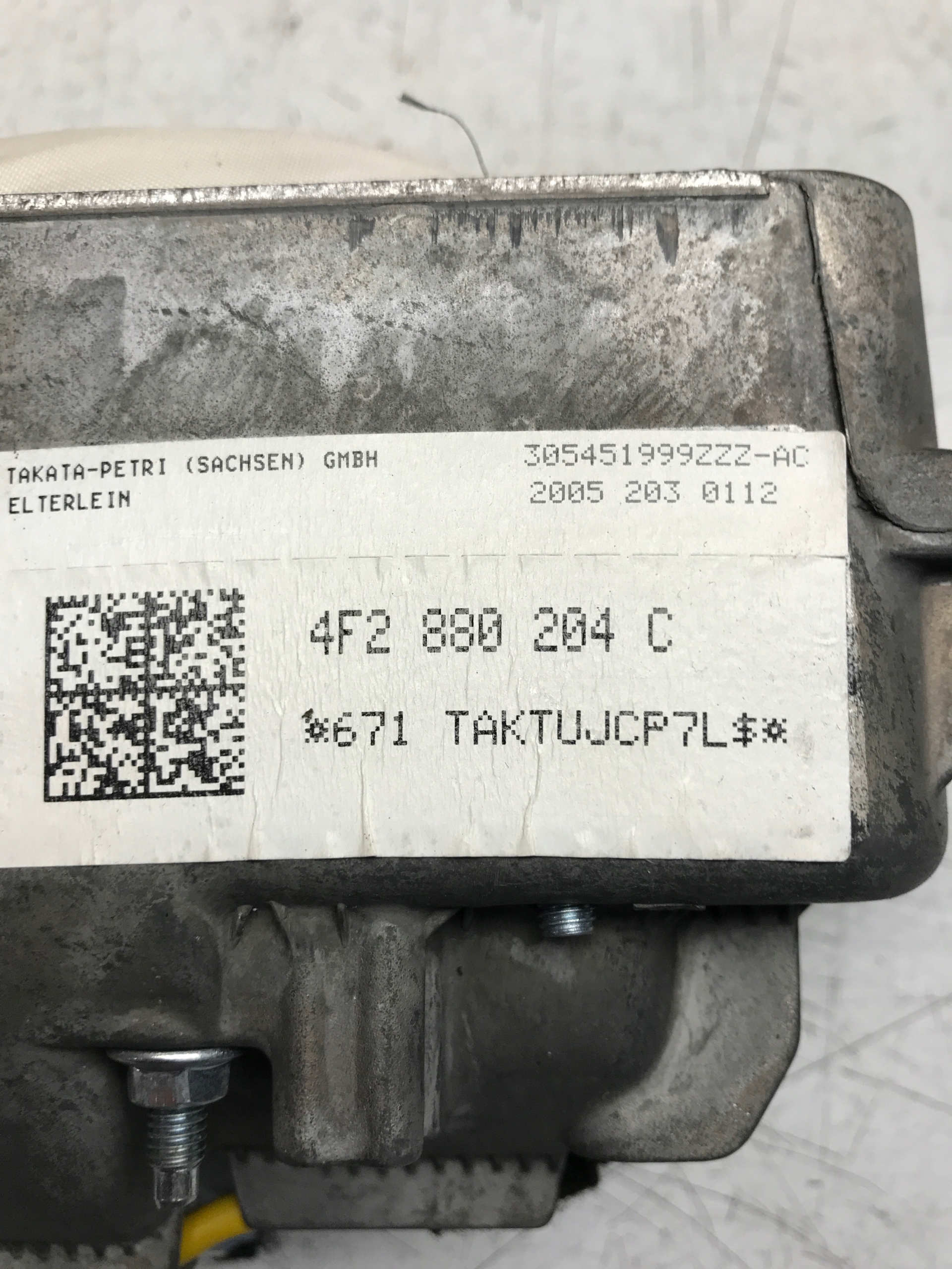 airbag airbag spolujezdce AUDI A6 C6 4F2880204C